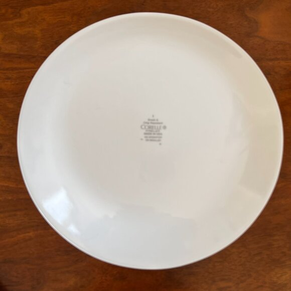 Set of 4 Corelle Bayside Dots Salad Plates Navy Blue USA 8.5" Corning Retired - Picture 6 of 7